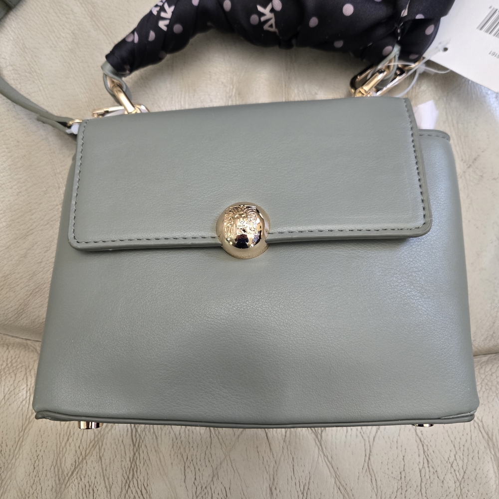 Anne Klein Purse Olive Green Andie Top Handle Crossbody 6" X 7.5" X 3 1/2" - Picture 3 of 16